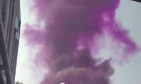 ▲▼江蘇一公司燃爆紫煙霧 4死。（圖／翻攝自星視頻）