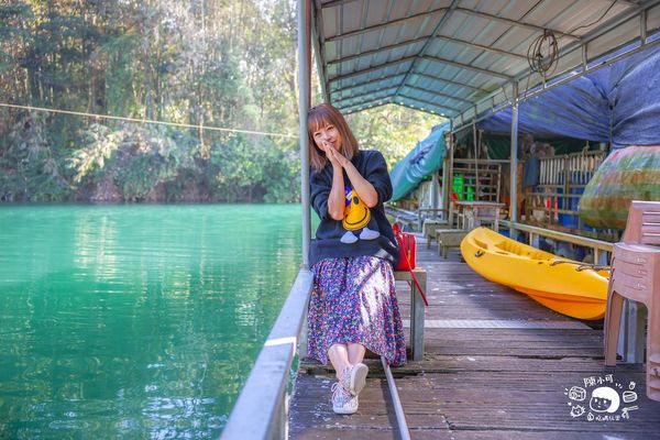 ▲▼盛百年原生魚類生態復育場，SUP立槳、獨木舟、喝咖啡～日月潭秘境推薦。（圖／部落客陳小可授權提供）