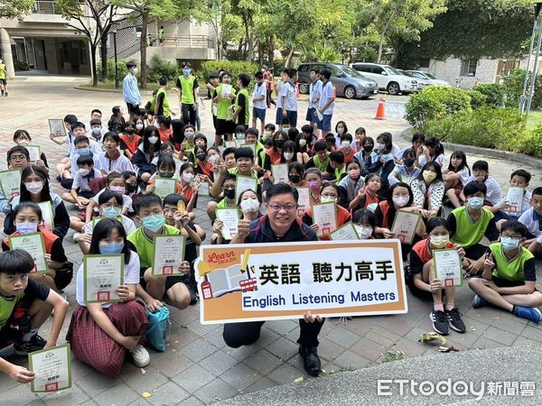 ▲台南市教育局推動全市「英語日活動」、「全年級全班性英語競賽」、「課餘時間10分鐘說英語」等活動。（圖／記者林東良翻攝，下同）