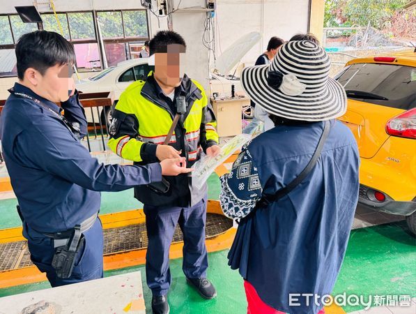▲屏東監理站查獲車輛懸掛偽照車牌，連絡警方帶回調查            。（圖／屏東監理站提供）
