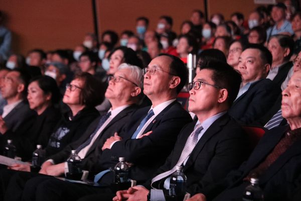 ▲國民黨主席朱立倫出席國父逝世百年音樂會。（圖／國民黨提供）