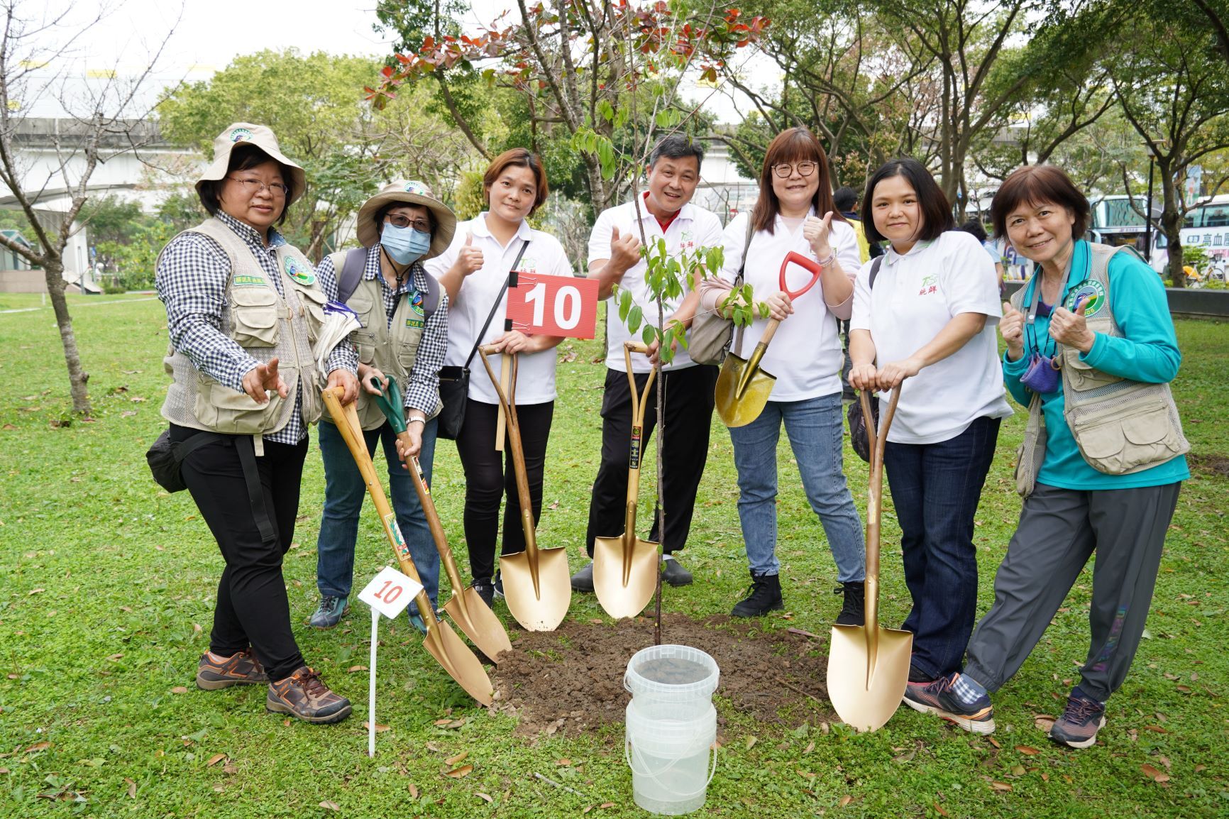 ▲新北植樹節響應全球永續。（圖／新北市農業局提供）