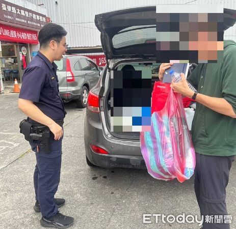▲外籍旅客遺失行旅，警方協助找回。（圖／記者楊漢聲翻攝）