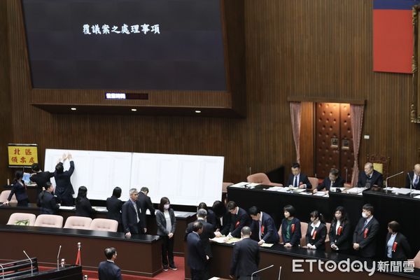 ▲▼覆議案 開票 立法院院會投票 行政院提總預算 財劃法覆議案。（圖／記者屠惠剛攝）