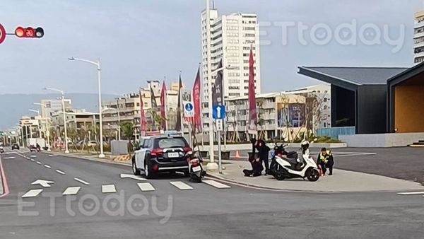 ▲男子拒絕盤查，還拒捕傷警，最後受傷員警忍痛將他逮捕壓制             。（圖／記者吳奕靖攝）