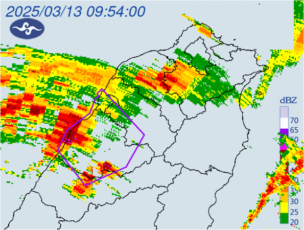▲▼針對「新竹市、新竹縣、苗栗縣、台中市」發布大雷雨即時訊息。（圖／氣象署提供）