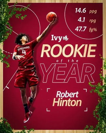 ▲▼台美混血賀博全票獲常春藤聯盟新人王。（圖／翻攝自Instagram／@harvardmbb）