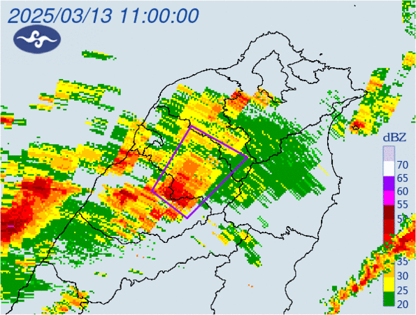 ▲▼大雷雨。（圖／氣象署提供）