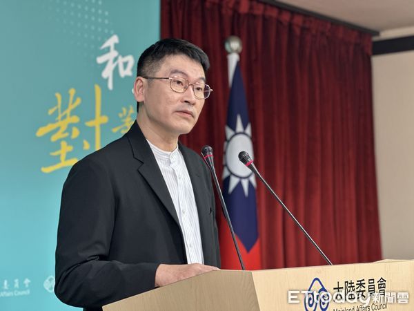 ▲▼陸委會副主委、發言人梁文傑。（圖／記者蔡紹堅攝）