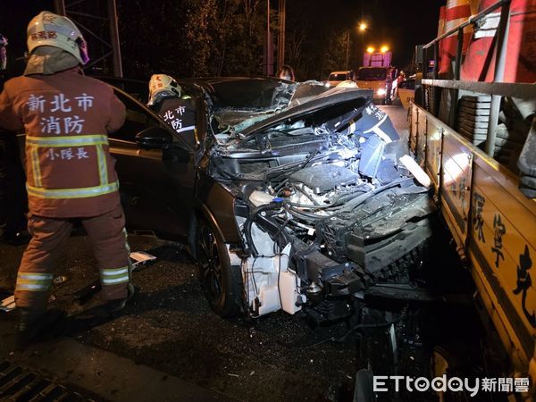▲▼國道五號車禍。（圖／記者張君豪翻攝）
