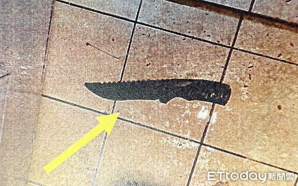 ▲桃園市胡姓男子去年9月向游姓男子討債遭嗆，竟持藍波刀猛刺19刀導致由男差點送命，警方到場拘捕胡到案。（資料照／記者沈繼昌翻攝）