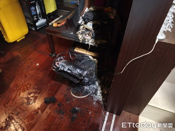 ▲台南市消防局第七大隊表示，請市民居家住宅要加裝住宅用火災警報器，更能及早發現警示民眾，有效遏止火勢蔓延，避免憾事發生。（圖／記者林東良翻攝，下同）
