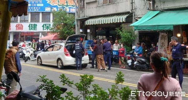 ▲東勢街頭傳槍響，警追通緝犯開3槍。（圖／民眾提供，下同）         