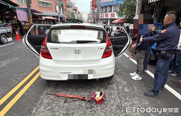 ▲東勢街頭傳槍響，警追通緝犯開3槍。（圖／民眾提供，下同）         