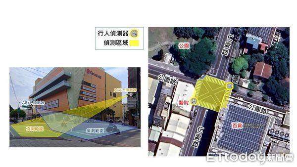 ▲屏東市示範路口改造             。（圖／記者陳崑福翻攝）