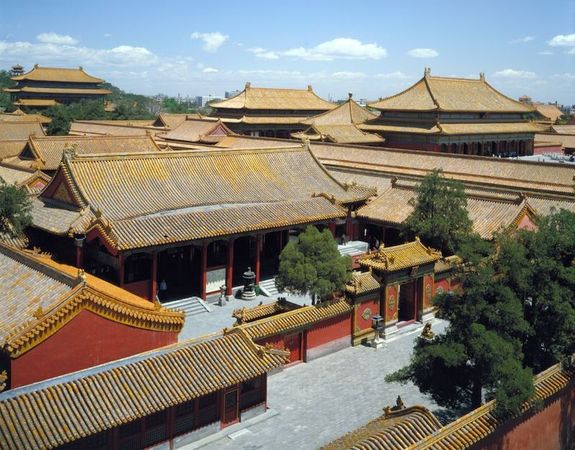 ▲▼北京故宮養心殿。（圖／翻攝澎湃新聞）