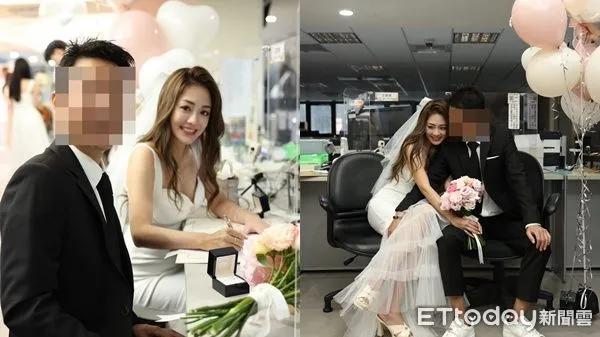 (首圖)▲林千又結婚 。（圖／林千又提供）