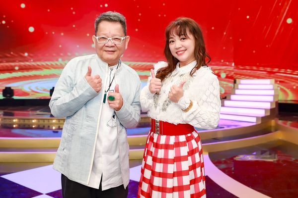 ▲鄭進一與秀蘭瑪雅上白冰冰節目。（圖／民視提供）