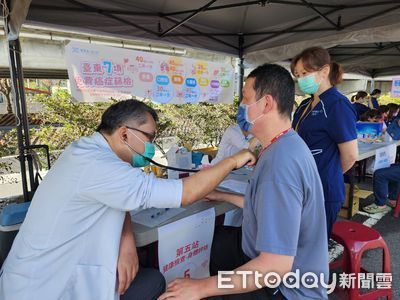 台東衛生局攜手醫院免費健檢　讓逛街也能顧健康