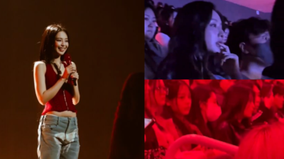 Jennie演唱會「台下全巨星!」 金智媛、NJZ、Rosé現身暴動⋯工作人員崩潰了