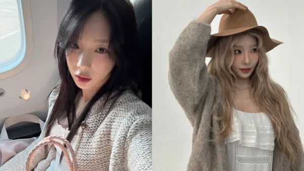 ▲▼ 泰妍出發來台！民眾機場巧遇嚇歪：是本人　臺北大巨蛋包柱迎接女王。（圖／翻攝自泰妍IG）