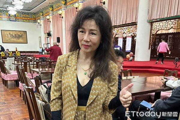 ▲演藝工會理事長曹雨婷，出席華岡藝校50周年校慶。（圖／記者蕭采薇攝）
