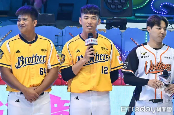 ▲▼2025中職開季團圓大辦桌，林暉盛(中)。（圖／記者李毓康攝）
