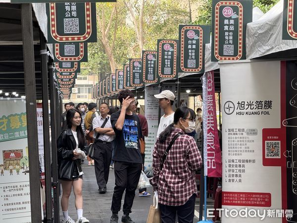 ▲「蛇來好運轉　職涯再啟航」大型徵才暨職場體驗嘉年華活動，共計吸引54家企業、釋出逾1700個工作機會。（圖／記者游瓊華翻攝）