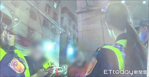 ▲楊男對準備闖紅燈過馬路的葉男及黃男按喇叭，卻被怒譙三字經。（圖／記者陸運陞翻攝）