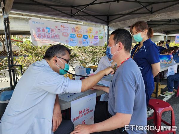 ▲台東衛生局攜手醫院免費健檢。（圖／記者楊漢聲翻攝）
