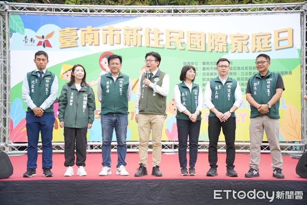 ▲民進黨台南市黨部成立第一個新住民諮詢站，落實黨部公益化，結合民進黨公職服務處一起來舉辦新住民國際家庭日。（圖／記者林東良翻攝，下同）