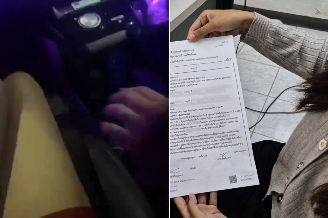 ▲▼21歲泰女搭計程車遭司機「揉胸捏大腿」！他色喊：只要15分鐘。（圖／翻攝自khaosod）