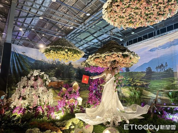 ▲2025台灣國際蘭展讓台灣蘭花在國際市場發光發熱！今年再次與藝術總監吳維宏合作，以獨特的策展手法與花藝布局，打造沉浸式展覽體驗。（圖／記者林東良翻攝，下同）