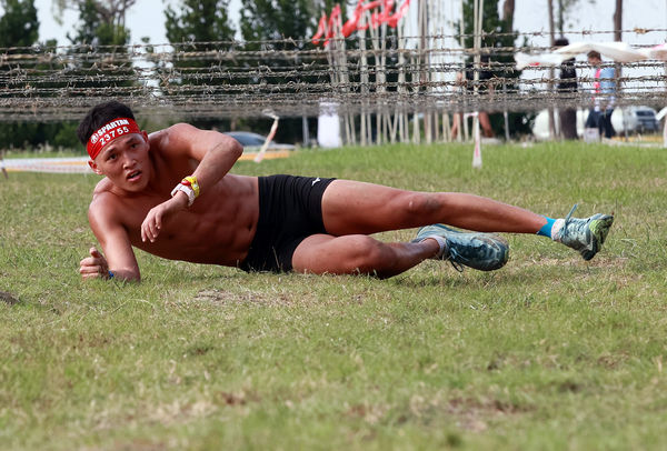 ▲斯巴達障礙跑Spartan Race高雄站，PLG職籃領航猿總教練卡米諾斯也參賽。（圖／斯巴達障礙跑提供）