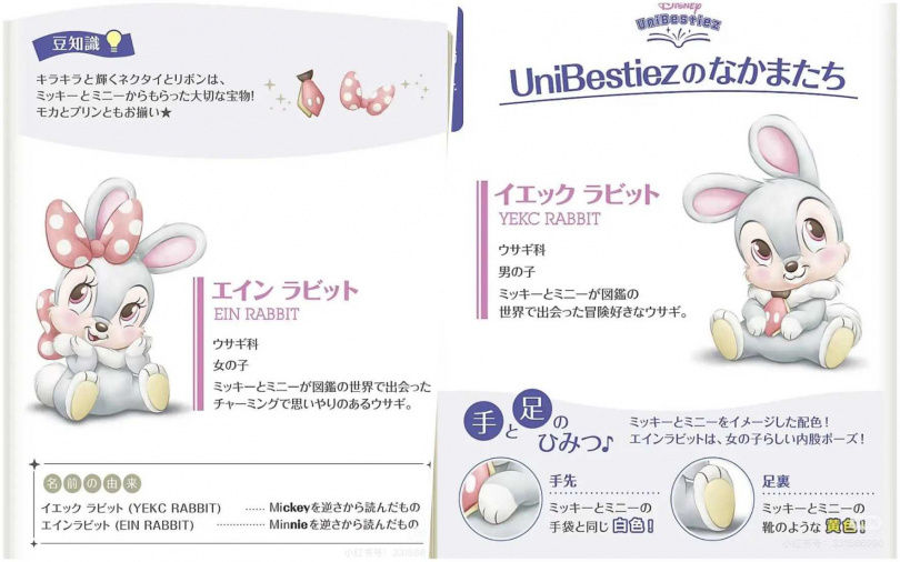 迪士尼2025全新角色公開！「EIN RABBIT」「YEKC RABBIT」這對超萌兔兔你一定要認識！