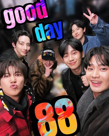 《GOOD DAY》找來與GD同樣是88年生的男星們組成「88Line」，個性各異的六人帶來許多歡樂互動。（翻攝光熙INS）