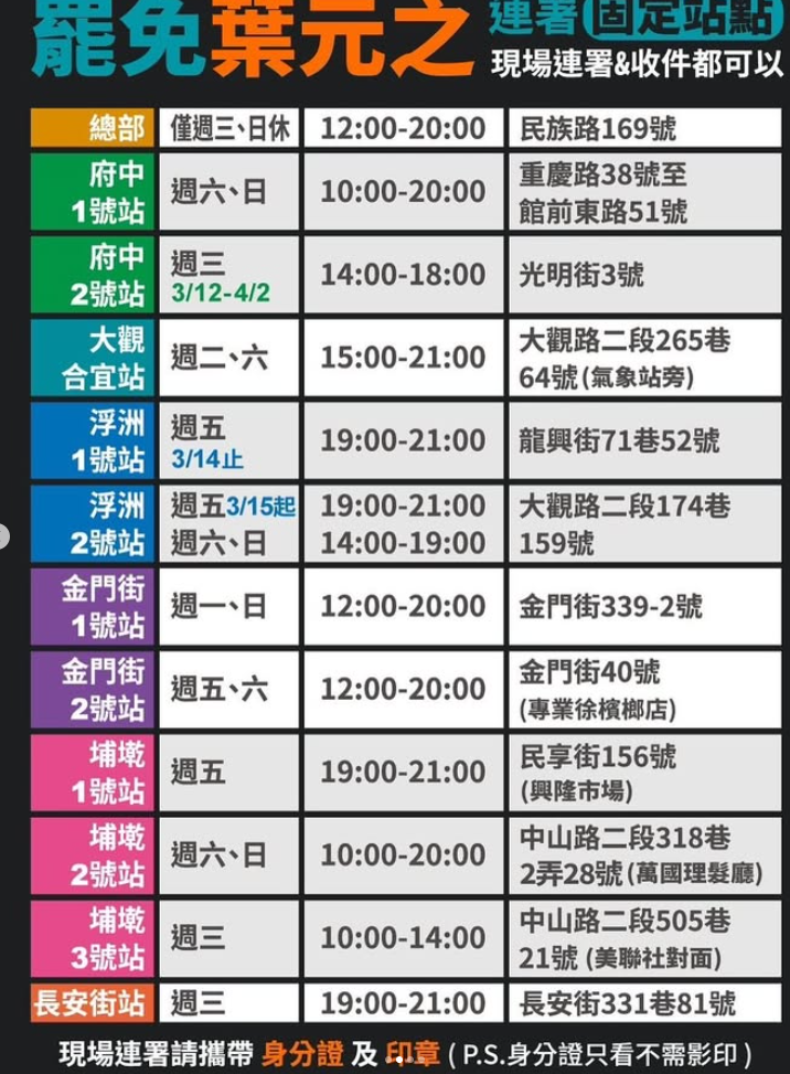 ▲▼罷免葉元之「板橋大刪元」團體。（圖／翻攝罷團）