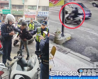 竊賊拒檢「瘋繞台中半小時」衝騎樓撞整排機車　12警狂追圍捕