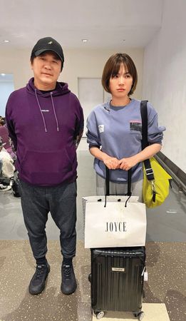 陳沂（右）和胡瓜（左）是好友，因胡瓜主持醫學節目，連帶她也獲得不少相關知識。（翻攝自陳沂臉書）