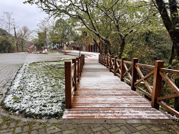 ▲▼桃園拉拉山下雪。（圖／桃園市政府提供）