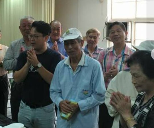 ▲前員林鎮長蔡教義。（圖／邱美都老師提供）翻攝自國民黨員林市黨部