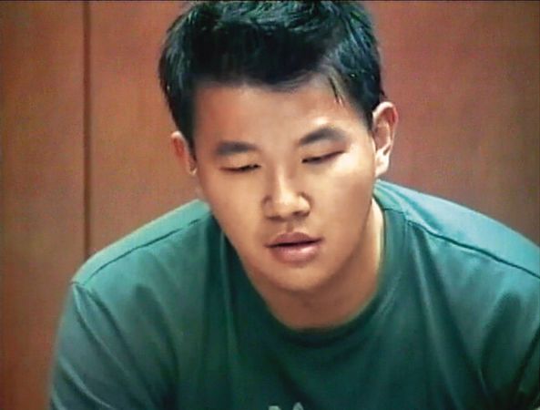 阿國（圖）逃亡十幾天後，向桃園警方投案，坦承殺害前女友小玉。（東森新陣提供） 