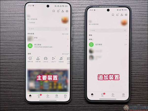 同樣經過驗證碼的輸入後，就可以完成兩台Android手機登入相同帳號LINE的動作。（圖／電腦王阿達提供）