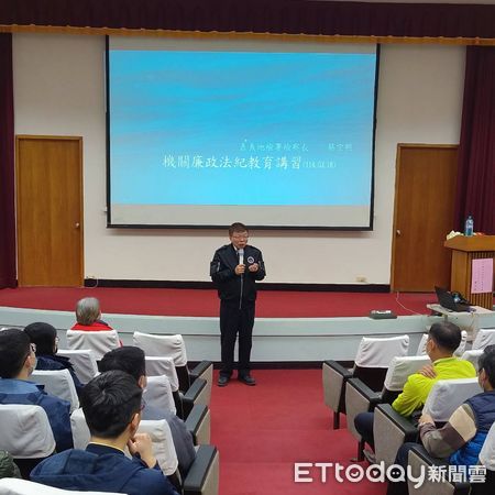 ▲▼   中油公司煉製研究所辦理廉政法紀教育講習邀請嘉檢檢察長傳授法尊觀念  。（圖／嘉義地檢署提供）