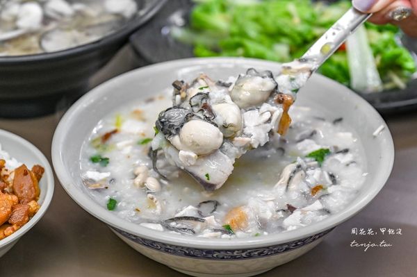 ▲▼3元6虱目魚湯 司機運將推薦平價小吃！高cp值魚粥、焢肉飯、蚵仔蛋。（圖／部落客周花花授權提供）