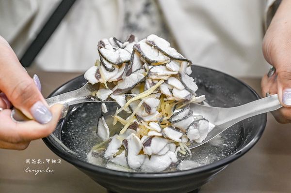 ▲▼3元6虱目魚湯 司機運將推薦平價小吃！高cp值魚粥、焢肉飯、蚵仔蛋。（圖／部落客周花花授權提供）