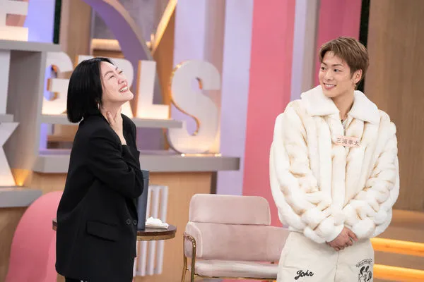 ▲▼小S見到三浦孝太化身迷妹。（圖／東森提供）