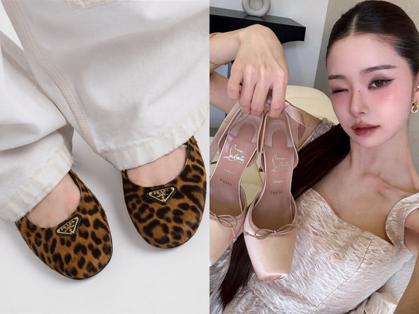 宋智雅曬Christian Louboutin芭蕾舞高跟鞋美翻！Prada三角標新款一次看