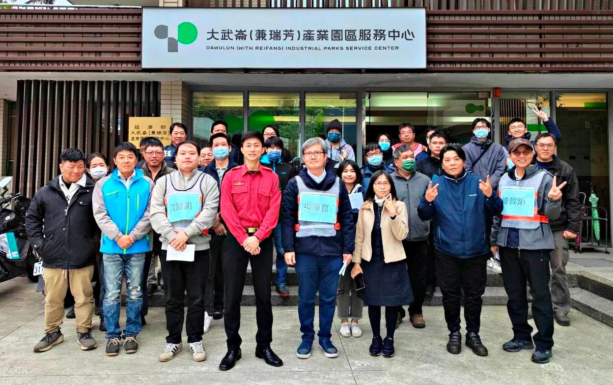 ▲基隆消防局攜手大武崙工業區。（圖／記者郭世賢翻攝）