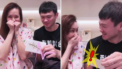 劉雨柔知道小孩性別了!男友一拆信封「秒露謎之笑容」她湊近看尖叫